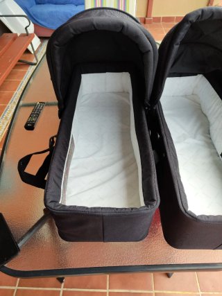 2 Capazos Baby Monsters para carrito gemelar