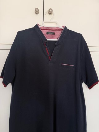Polo Zara Cuello Mao Negro