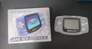 Game Boy Advance gris/morado sin tapa