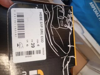 Zapato seguridad Mendi Talla 39