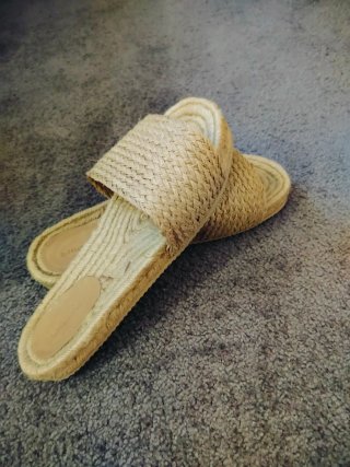 Sandalias de esparto para mujer