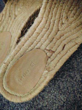Sandalias de esparto para mujer
