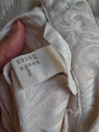 Blusa H&M efecto Seda Crema Talla M