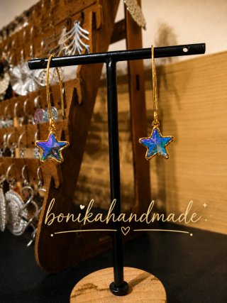 Pendientes estrella dorados