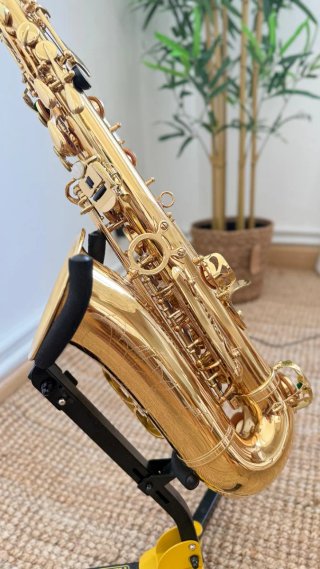 Saxofón Alto Dorado Como Nuevo