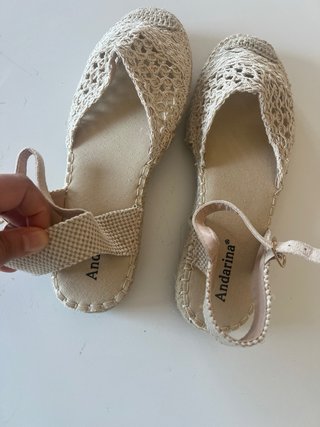Alpargatas Beige Mujer