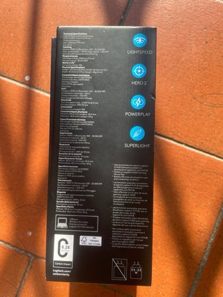 Logitech G Pro X Superlight 2 Mouse Nero