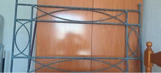 Cabecero forja cama matrimonio 135 cm