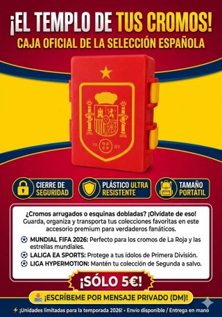 Caja Cromos Selección Española Mundial FIFA 2026