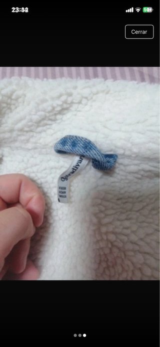 Chaqueta vaquera forrada borrego