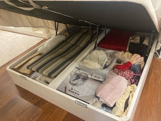 Cama 180cm con bancada abatible