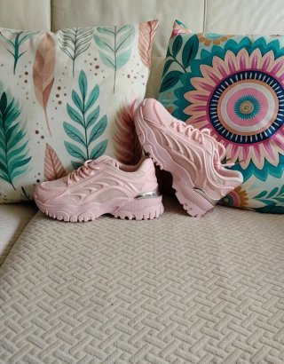 Zapatillas deportivas rosas talla 37