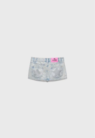 Falda pantalón denim brillos One Dilemma