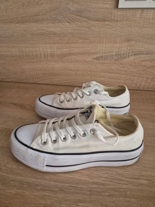 Zapatillas Converse plataforma blancas