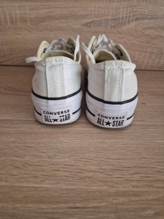 Zapatillas Converse plataforma blancas