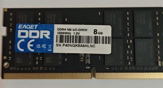 Memoria RAM DDR4 SO-DIMM 8GB 3200MHz 1.2V Eaget