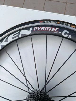Ruote Token Pyrotec C3 Carbonio Profilo 50