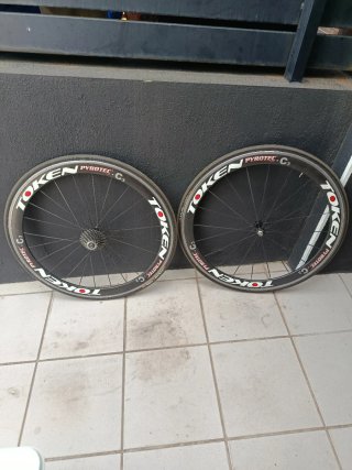 Ruote Token Pyrotec C3 Carbonio Profilo 50