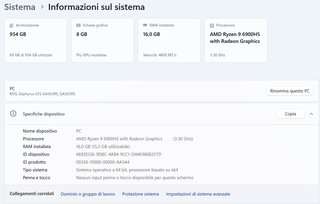 PC Gaming Asus ROG Zephyrus G15 GA503QS