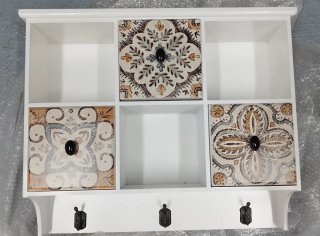 Mueble madera y perchero
