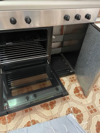 Cocina de gas con horno