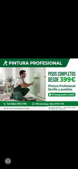 Pintor en sevilla y pueblos