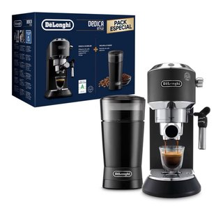 Cafetera DeLonghi Negra con Molinillo