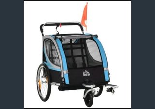 Carrito Plegable Bicicleta Azul