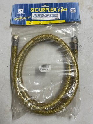 Tubo gas Sicurflex Inox 1000mm