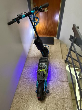 Patinete Eléctrico Negro Doble motor