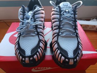 Zapatillas Nike Shox TL Negro Naranja