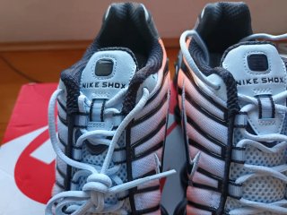 Zapatillas Nike Shox TL Negro Naranja