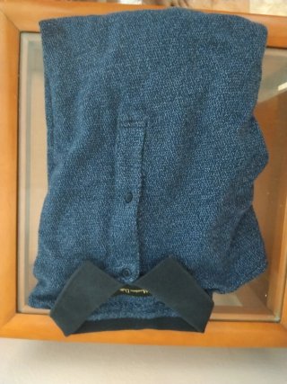 Polo Massimo Dutti Hombre Talla L Azul