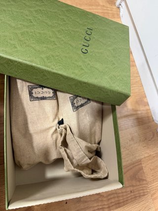 Sandalias Gucci Mujer Verde y Rojo