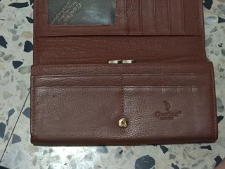 Monedero Gaofan estampado cebra
