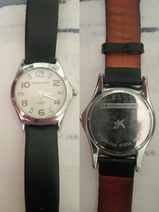 Reloj Antonio Miro Hombre Negro/Plata