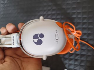 Auriculares Infantiles HK05 Naranja/Blanco