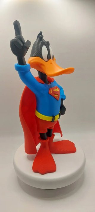 Figura Pato Lucas Superman