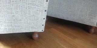 2 Sillones Orejeros Tela Beige