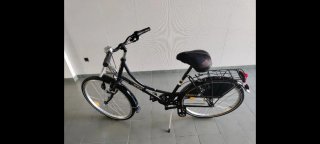 Bicicleta de mujer negra