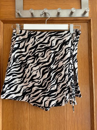 Falda pantalón cebra