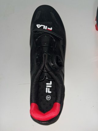 Zapatillas Ciclismo Fila Negras