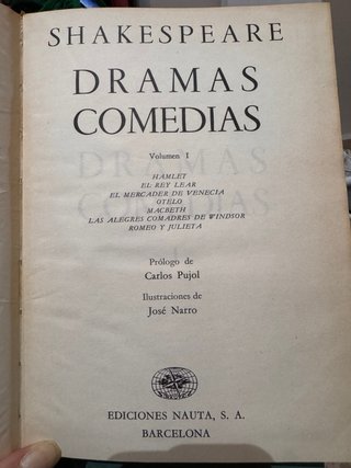 Shakespeare Dramas y Comedias (1967)