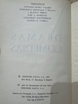 Shakespeare Dramas y Comedias (1967)