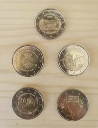 Monedas 2 euros conmemorativas España