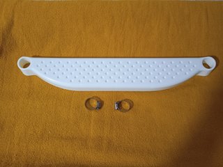 Reposapiés trona bebé blanco
