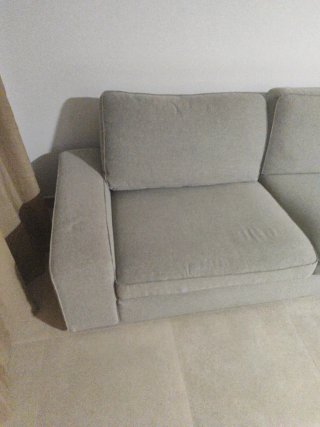 Sofá Ikea KIVIK Gris Tela