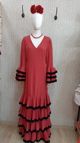 Vestido Flamenca Gitana Caldera