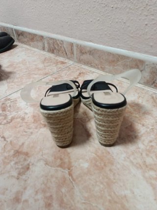 Sandalias Primark Negras Talla 37