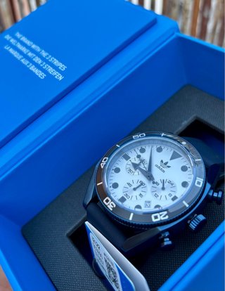 Reloj Adidas Cronógrafo Azul Nuevo